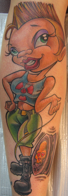 Looking for unique  Tattoos? PUNKROCK GIRL
